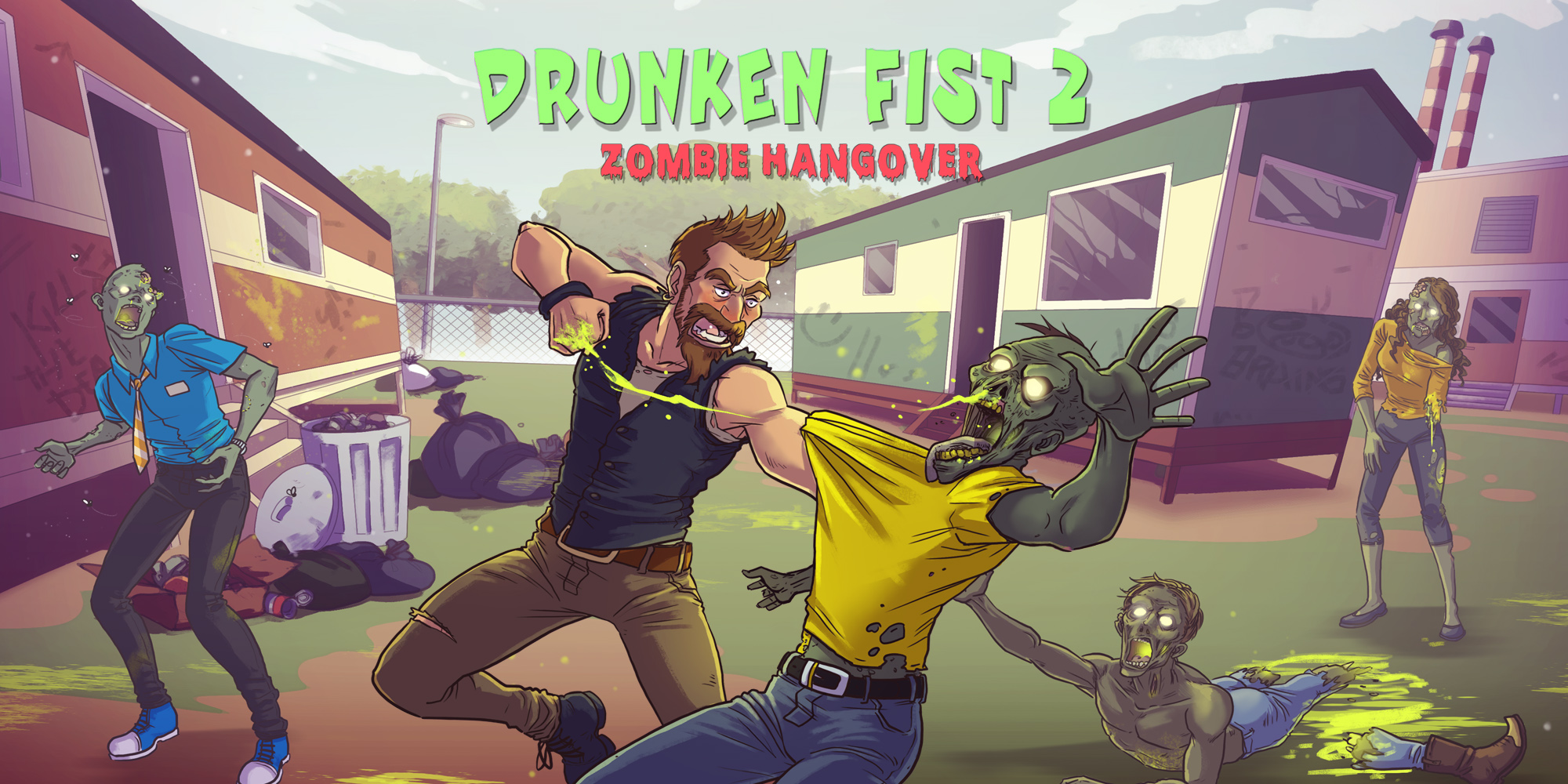 Drunken Fist 2: Zombie Hangover (2022) — дата выхода, картинки и обои,  отзывы и рецензии об игре