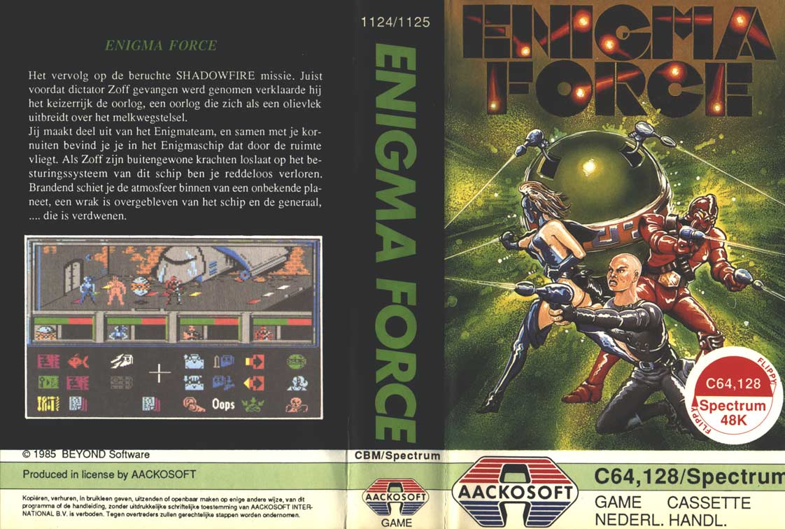 Enigma Force (1985) — дата выхода, картинки и обои, отзывы и рецензии об  игре