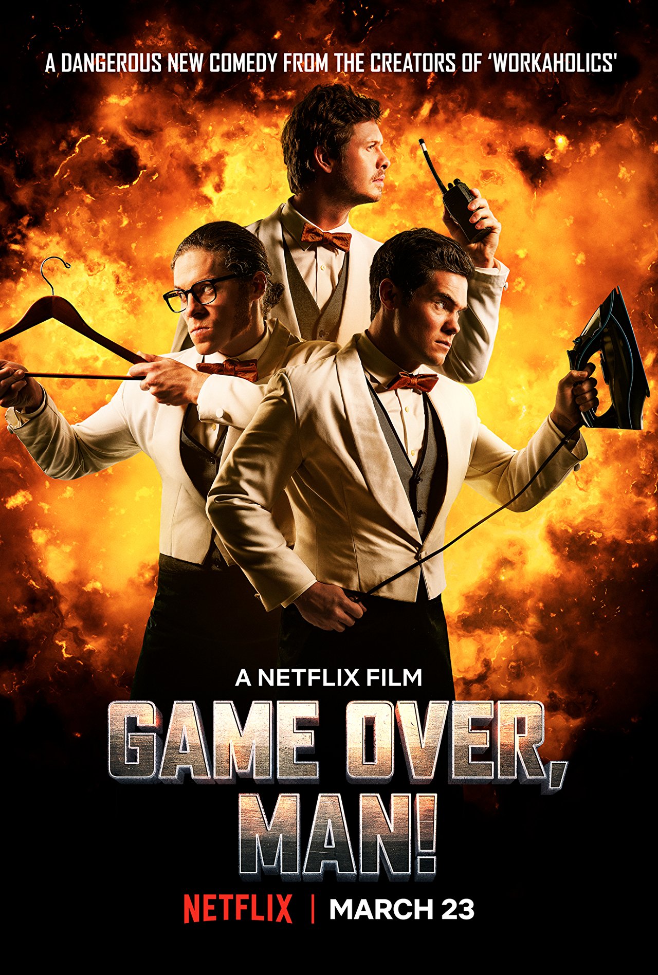 Рецензии на фильм Игра окончена, чувак! / Game Over, Man!, отзывы