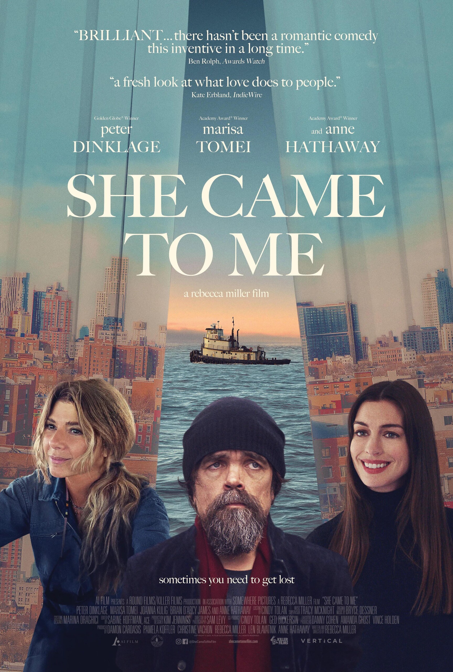 Рецензии на фильм Иди ко мне, детка / She Came to Me (2023), отзывы